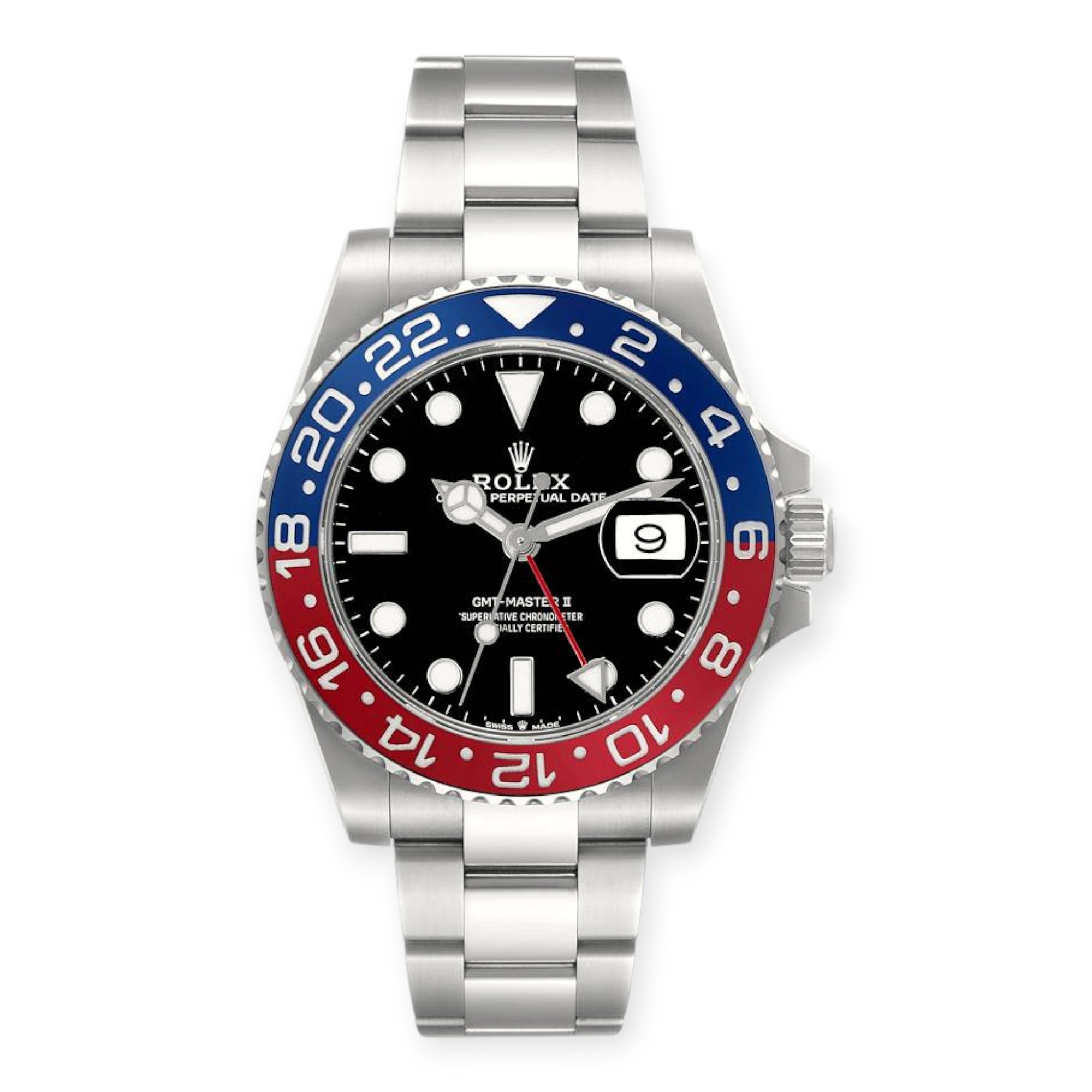 Pre-Owned-Rolex-GMT-Master-II-126710BLRO-Blue-Red-Pepsi-Bezel-Steel-Mens-Watch-JD-Watches-NY.jpg Rolex GMT Master II 126710BLRO Blue Red Pepsi Bezel Steel Mens Watch - 图片 1