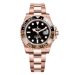 Rolex GMT-Master II – 18k Everose Gold with Black and Brown Ceramic Bezel and Oyster Bracelet Ref. 126715CHNR “Rootbeer”