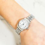 Rolex Lady-Datejust 26mm – Ref. 6916 White Arabic Dial | Stainless Steel & 14k Yellow Gold - 图片 6