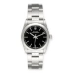 Rolex Oyster Perpetual 31 Midsize Black Dial Steel Ladies Watch