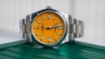 Rolex Oyster Perpetual 41mm – 124300, Yellow Dial, Stainless Steel Case, Oyster Bracelet - 图片 5