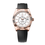 Rolex Sky-Dweller – Everose Gold & Oysterflex White Dial Ref. 336235