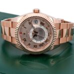 Rolex Sky Dweller Rose Gold 326935 Pink Sundust Dial Oyster Bracelet - 图片 4