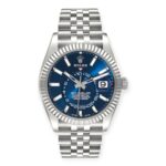 Rolex Sky Dweller Stainless Steel Blue Dial Jubilee Bracelet 326934