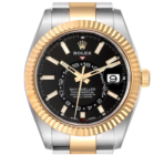 Rolex Sky Dweller Stainless Steel and Yellow Gold Jubilee Bracelet Black Dial 326933 - 图片 2