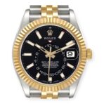 Rolex Sky Dweller Stainless Steel and Yellow Gold Jubilee Bracelet Black Dial 326933 - 图片 2