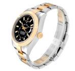 Rolex Sky Dweller Stainless Steel and Yellow Gold Jubilee Bracelet Black Dial 326933 - 图片 3