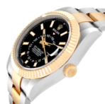 Rolex Sky Dweller Stainless Steel and Yellow Gold Jubilee Bracelet Black Dial 326933 - 图片 5