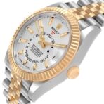 Rolex Sky Dweller Stainless Steel and Yellow Gold Jubilee Bracelet White Dial 326933 - 图片 3