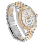 Rolex Sky Dweller Stainless Steel and Yellow Gold Jubilee Bracelet White Dial 326933 - 图片 5