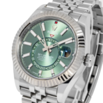 Rolex Sky-Dweller – Stainless Steel with Green Dial and Fluted Bezel on Jubilee Bracelet Ref. 336934 - 图片 2
