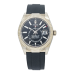 Rolex Sky Dweller White Gold Black Dial Oysterflex Bracelet 336239