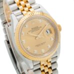 Rolex Steel and Yellow Gold Rolesor Datejust 36 Watch 126233 Champagne Diamond Dial - Jubilee Bracelet - 图片 3