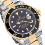 Rolex Submariner 40MM Two Tone Watch Black Bezel Black Dial 16613 - 图片 3