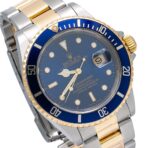 Rolex Submariner 40MM Two Tone Watch Blue Insert Bezel Blue Dial 16613 - 图片 3