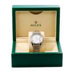 Rolex White Gold Day-Date 40 Watch White Roman Dial - President Bracelet 228239 - 图片 5