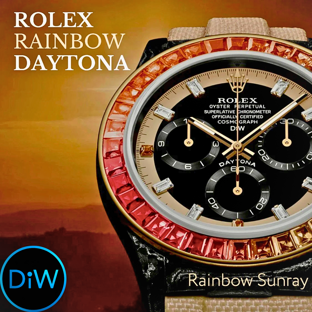 RainbowSunray-1.png DiW Rolex Daytona RAINBOW SUNRAY (Retail: €74 590) - 图片 1