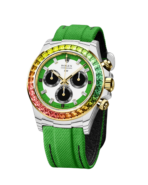 DiW Rolex Daytona RAINBOW WILD GREEN In Quartz Fiber (Retail: €76 990) - 图片 2