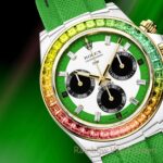 DiW Rolex Daytona RAINBOW WILD GREEN In Quartz Fiber (Retail: €76 990)