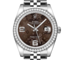 Rolex Datejust 36mm – Bronze Floral Motif Dial with Diamond Bezel | Ref. 116244 - 图片 2