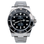 Rolex Submariner 40mm Black Dial Black Ceramic Bezel – Ref. 114060