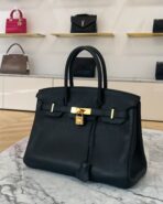 Hermès Birkin 30 Clemence Black GHW - 图片 11