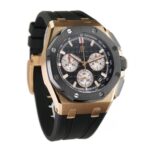 43mm Chronograph Rose Gold Ceramic “Méga Tapisserie” Black Dial - 图片 4