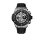 44mm Unico Titanium Chronograph Ceramic Bezel Skeleton Dial