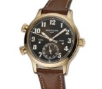 38mm Pilot Travel Time 18k RG Chocolate Brown Dial