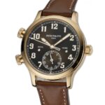 38mm Pilot Travel Time 18k RG Chocolate Brown Dial