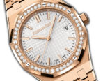 34mm 18k Rose Gold Diamond Bezel Silver Dial Automatic - 图片 3