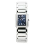 25mm Steel Diamond Bezel On Blue Arabic Dial Quartz - 图片 2