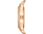 36mm 18k Rose Gold Sunburst Brown Dial Diamond Bezel Bracelet - 图片 3
