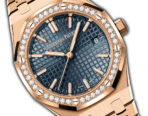 34mm 18k Rose Gold Diamond Bezel Blue Dial Automatic - 图片 3