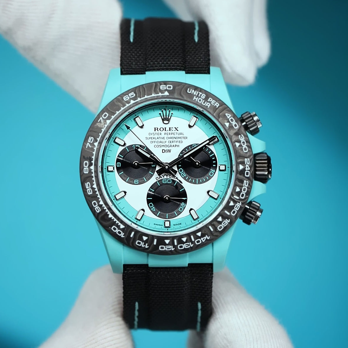 WechatIMG4311080.jpg Tiffany Blue Rolex Daytona DiW CELESTE INVERT (Retail: €59 990) - 图片 1