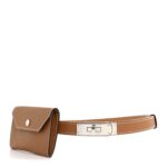 Epsom Kelly Pocket Belt Gold