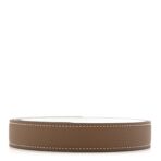 Swift Epsom 24mm Belt Strap 85 34 Etoupe White - 图片 2