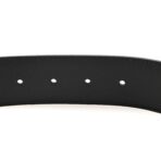 Textured Dollar Calfskin 40mm Belt 85 34 Black - 图片 3