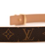 Calfskin Monogram 20mm LV Iconic Reversible Belt 85 34 Arizona Beige - 图片 7