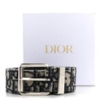 Oblique 35mm Belt 100 40 Beige Blue - 图片 8