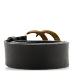 Faded Calfskin Double G 40mm Belt 75 30 Black - 图片 2