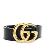 Calfskin Double G 85 34 Belt Black