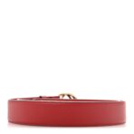Moon Calfskin Interlocking G 37mm Belt 110 44 Vibrant Red - 图片 2