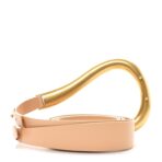 French Calfskin Cintura Belt S Almond Gold - 图片 2