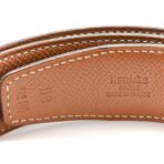 Box Courchevel 32mm H Belt 80 32 Black Gold - 图片 3