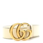 Calfskin Double G 40mm Belt 80 32 Mystic White