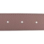 Taurillon Calfskin LV Initiales Reversible Belt 80 32 White Pink - 图片 6