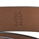 Patent CC Logo Skinny Belt 85 34 Black - 图片 6