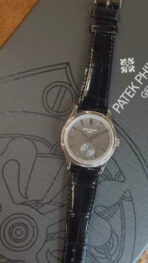 39mm 18k White Gold Charcoal Gray Dial Manual Wind - 图片 7