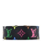Monogram Multicolor Studded LV Initiales Belt 90 36 Black - 图片 2